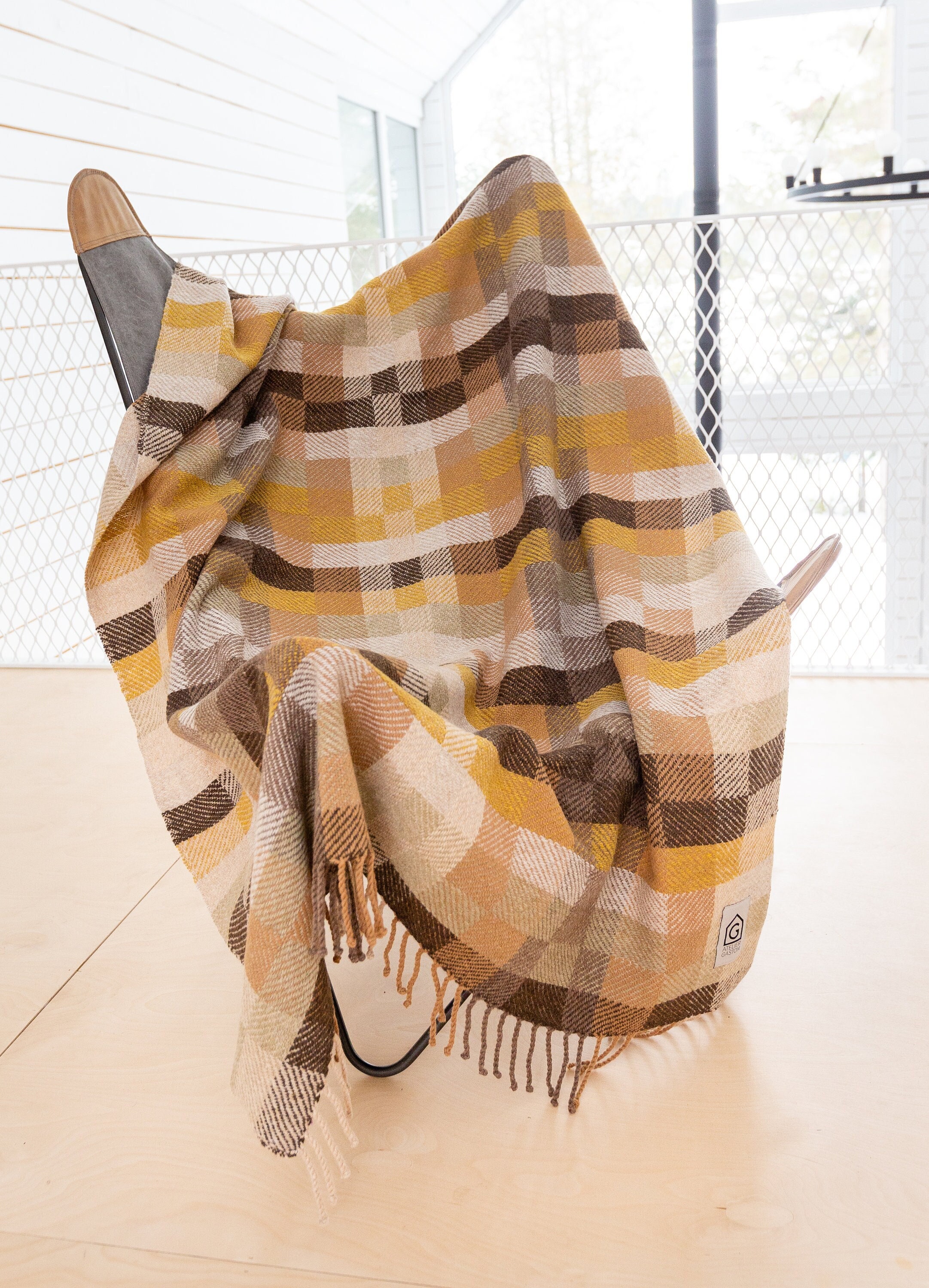 Ochre Blanket Etsy Canada