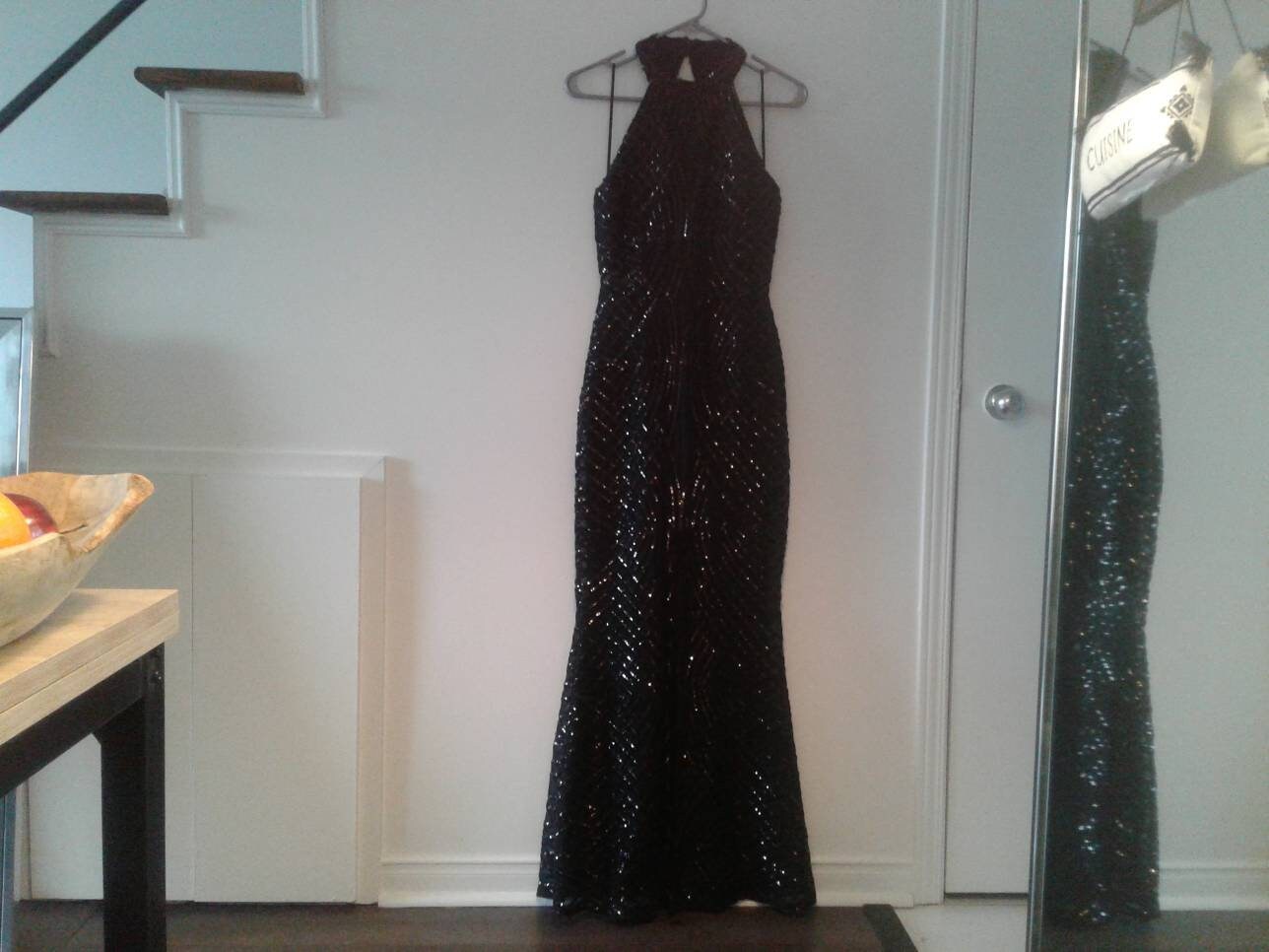 Impressive high-end glamorous black glamorous dress of mermaid | Etsy