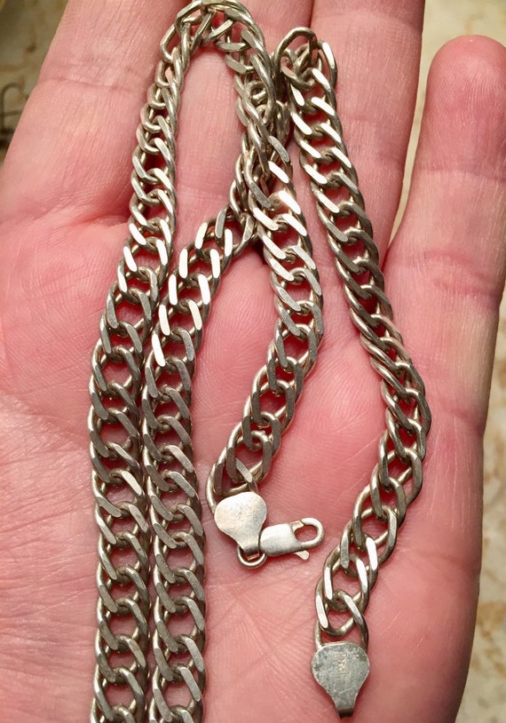 Sterling Silver Cuban Link Chain 17” 30Gr