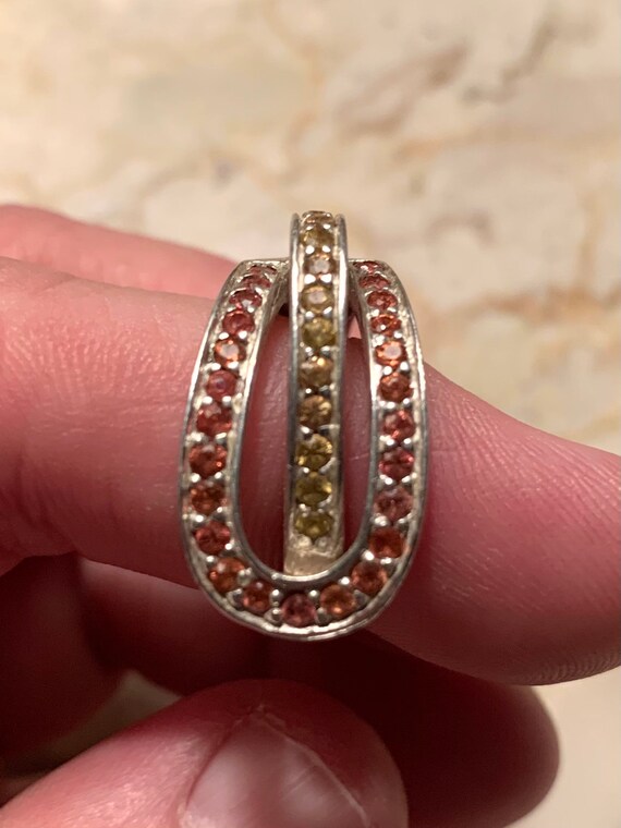 Sterling Silver Sapphire Ring 8 - image 1