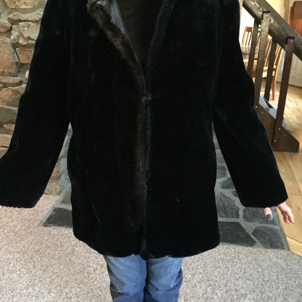 Vintage Hillmoor faux fur coat