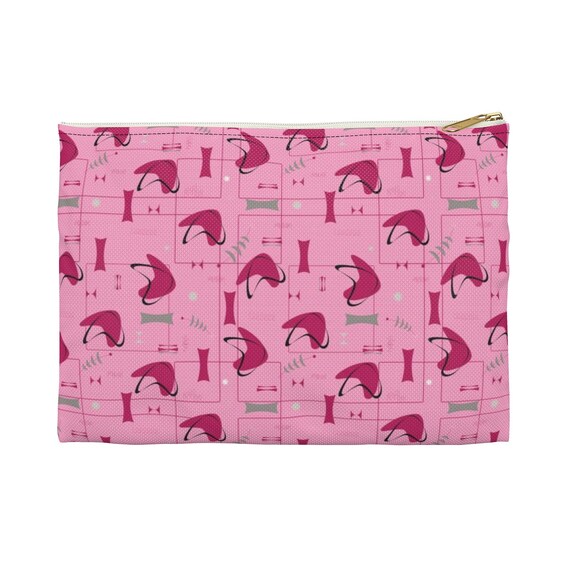 Galactic Strawberry Makeup And Accessory Pouch
