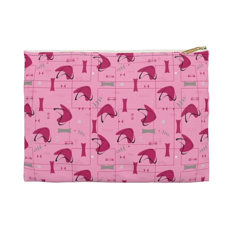 Galactic Strawberry Makeup And Accessory Pouch