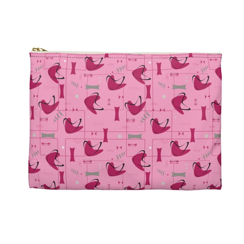Galactic Strawberry Makeup And Accessory Pouch