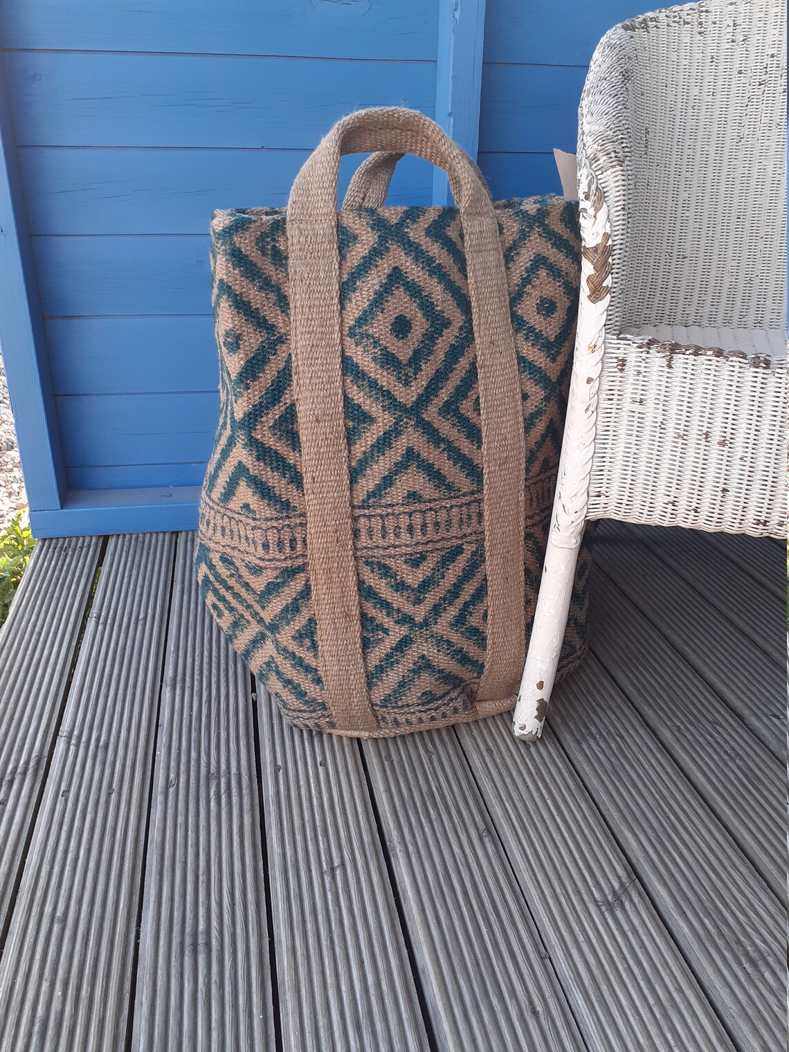 jute toy storage