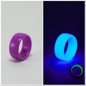 The Pure Purple Ring -Pure Series, Solid Color, Glow Ring