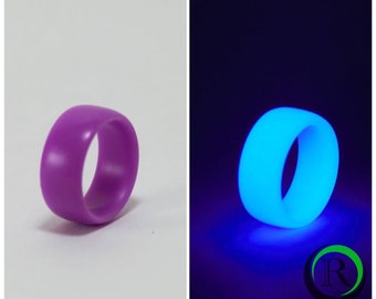 The Pure Purple Ring -Pure Series, Solid Color, Glow Ring