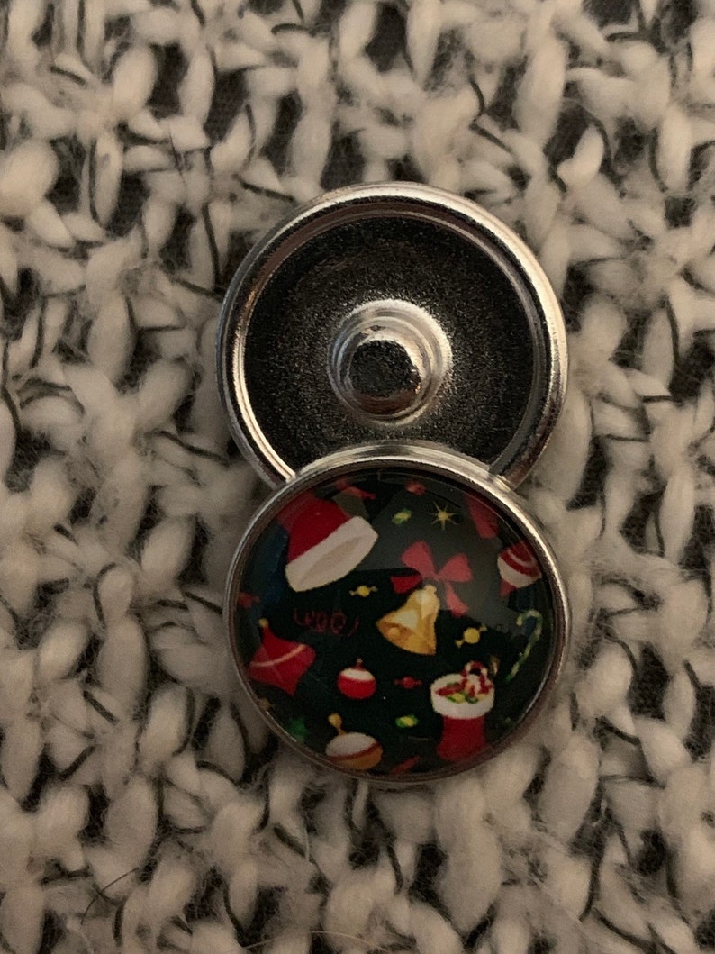 Snap Jewelry 18mm Christmas Theme Interchangeable Snap
