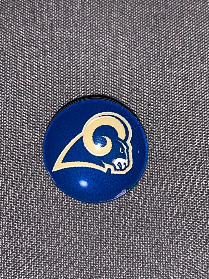 Snap Jewelry 18mm Rams Logo Snap