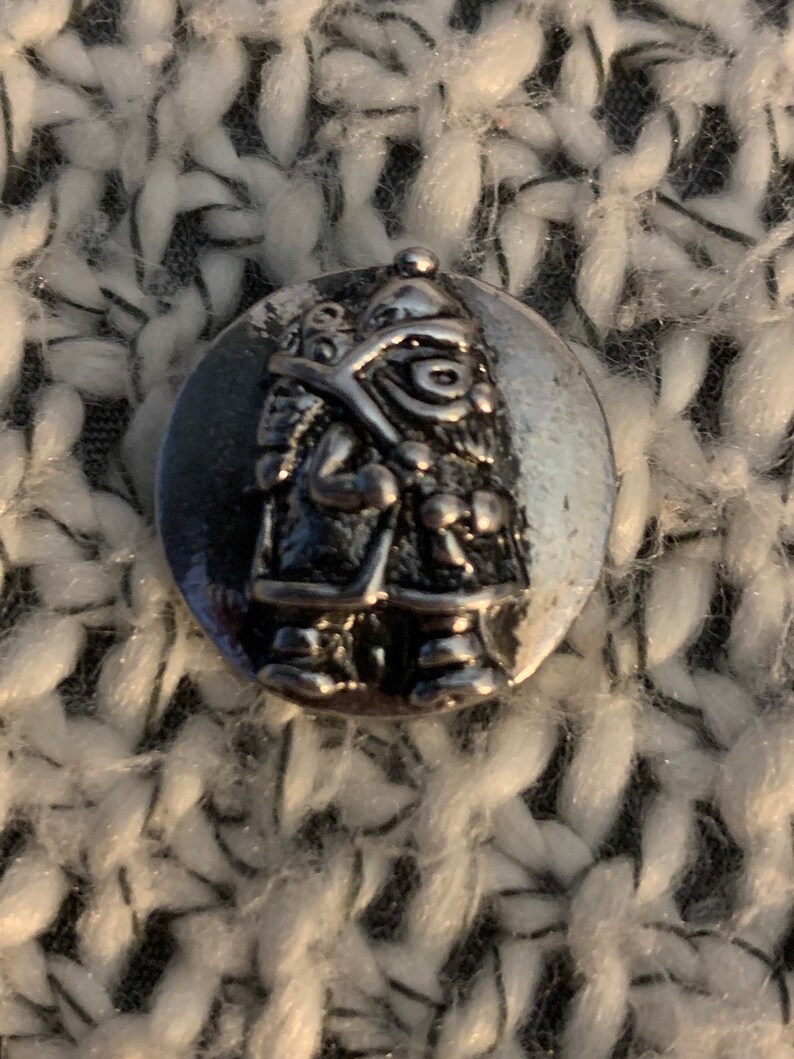 Snap Jewelry 18mm Silver Raised Santa Snap