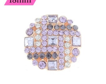 Rhinestone Pathway Snap Charm