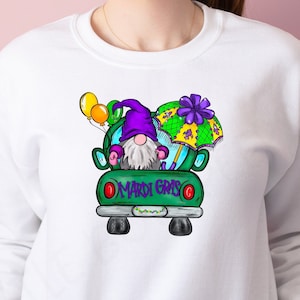 Mardi Gras Sweatshirt - Fat Tuesday Sweatshirt - New Orleans Tee - Mardi Gras Shirt - NOLA Sweater - Mardi Gras Parade Shirt