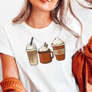 Pumpkin Spice Shirt - Cute Coffee Shirt - Fall Coffee Shirt - Iced Coffee Shirt - Coffee Lover Sweater - Cute Fall Sweatshirt