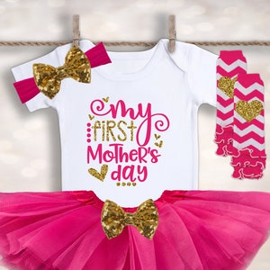 my 1st mother's day baby outfit