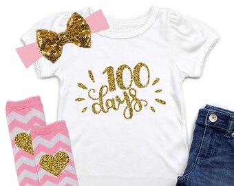 Girls 100th Day Shirt - School Shirts for Girls - 100 Days Shirt - Girls 100 Days of School Shirt - 100 Days Smarter - Girls School Shirt