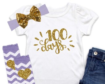 Girls 100 Days Shirt - School Shirts for Girls - 100 Days of School Shirt - 100 Days Smarter - Girls School Shirt - 100th Day Shirt