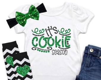 Girls Cookie Shirt - Cookie Season Shirt - Girl Scout Cookie Shirt - Baby Girls Cookie Shirt - Cookie Dealer Shirt - Scout Girl Shirt