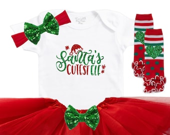 Baby Girls 1st Christmas Outfit, Toddler Christmas Dress, Newborn Baby Girl First Christmas, Holiday Outfits Girls, Infant Christmas Outfits