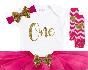 1st Birthday Girl Outfit - My First Birthday Girl Outfit - Baby Girl 1st Birthday Onesie - Cake Smash Outfit - Birthday Onesie