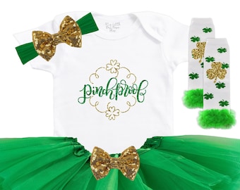 My First St. Patrick's Day Outfit - St. Patty's Day Shirt - Cute Bodysuit - Pinch Proof Shirt - Baby Shower Gift - Newborn 1st Holiday Shirt