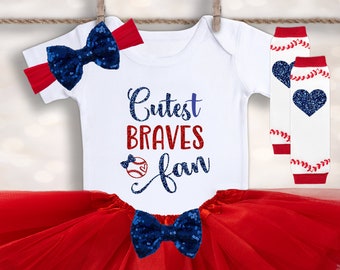 Baby Girl Baseball Outfit Yankees Cutest Fan Baseball Baby Clothes Sparkly Baseball Outfit Newborn Baseball Baby Girl Outfit
