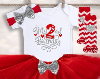My 2nd Birthday Tutu - Baby Girls 2nd Birthday - 2nd Birthday Shirt - Tutu Baby Outfit - 2nd Birthday Outfit - Second Birthday Tutu