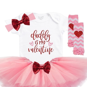 Cute baby girl valentines day outfits deals