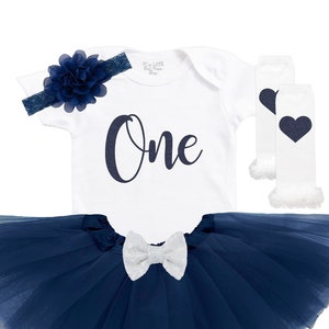Baby Girl 1st Birthday Outfit - 1st Birthday Girl Outfit - Birthday Tutu - One Year Old Birthday - 1st Birthday Cake Smash Set
