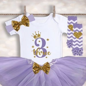 3rd Birthday Outfit - Birthday Shirt - Toddler Photo Prop - 3rd Birthday Shirt - Tutu Baby Outfit - 3rd Birthday Tutu - 3rd Birthday Skirt