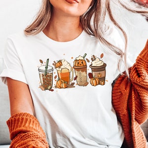 Fall Coffee Shirt - Iced Coffee Shirt - Cute Coffee Shirt - Coffee Lover Sweater - Cute Fall Sweatshirt - Pumpkin Iced Coffee