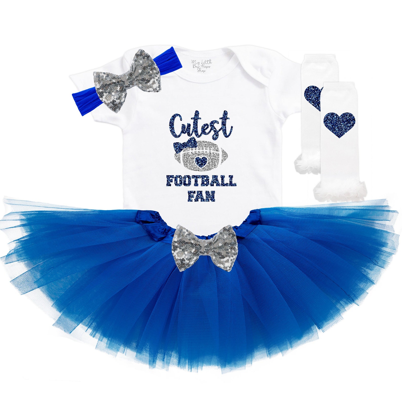 Cutest Football Fan Onesie® Baby Girl Football Outfit Etsy