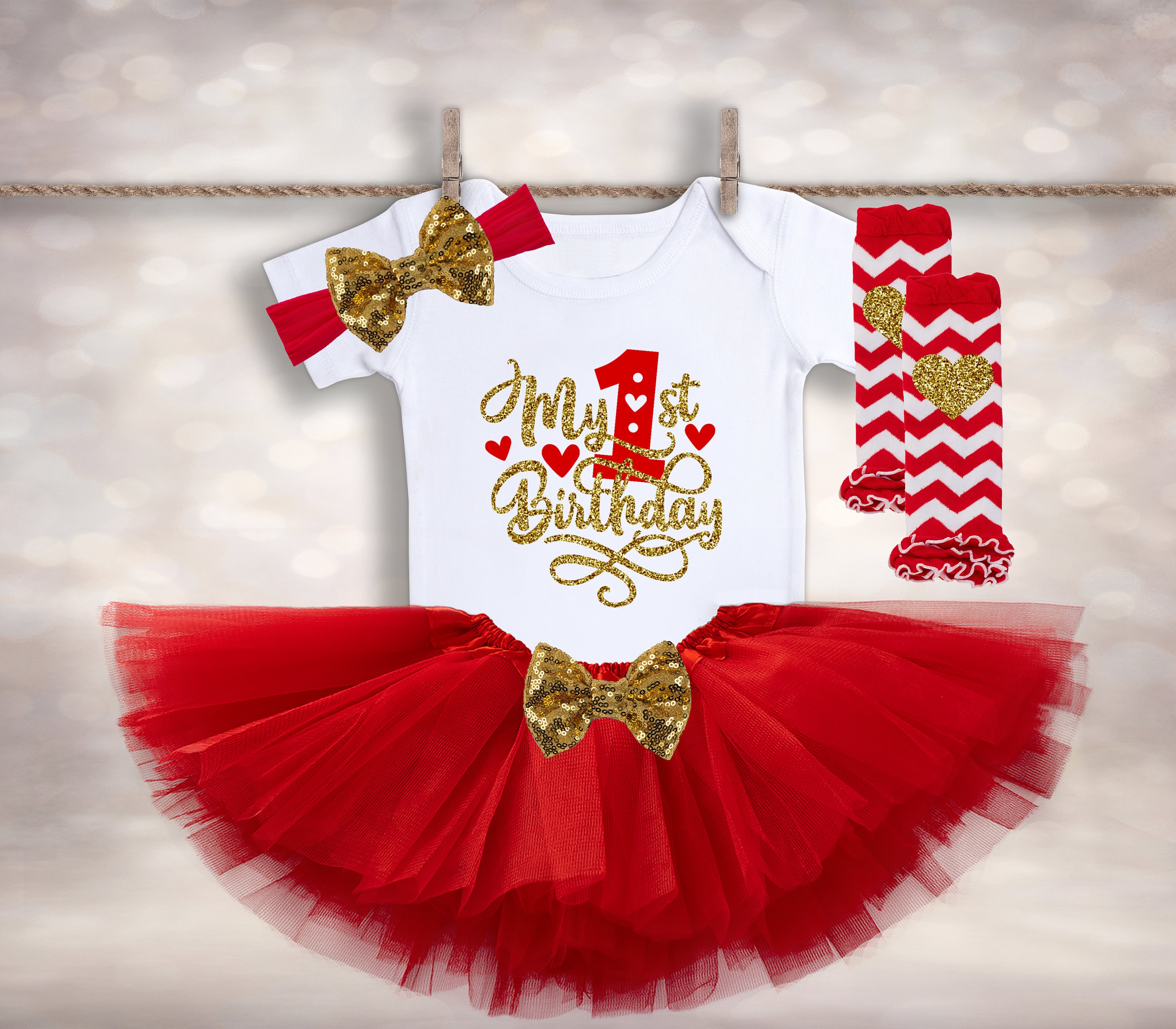 fitted lace wedding dress Baby Girl Red Christmas Birthday Party Dress Sequin Puffy Princess Dr –  marryshe main image 1