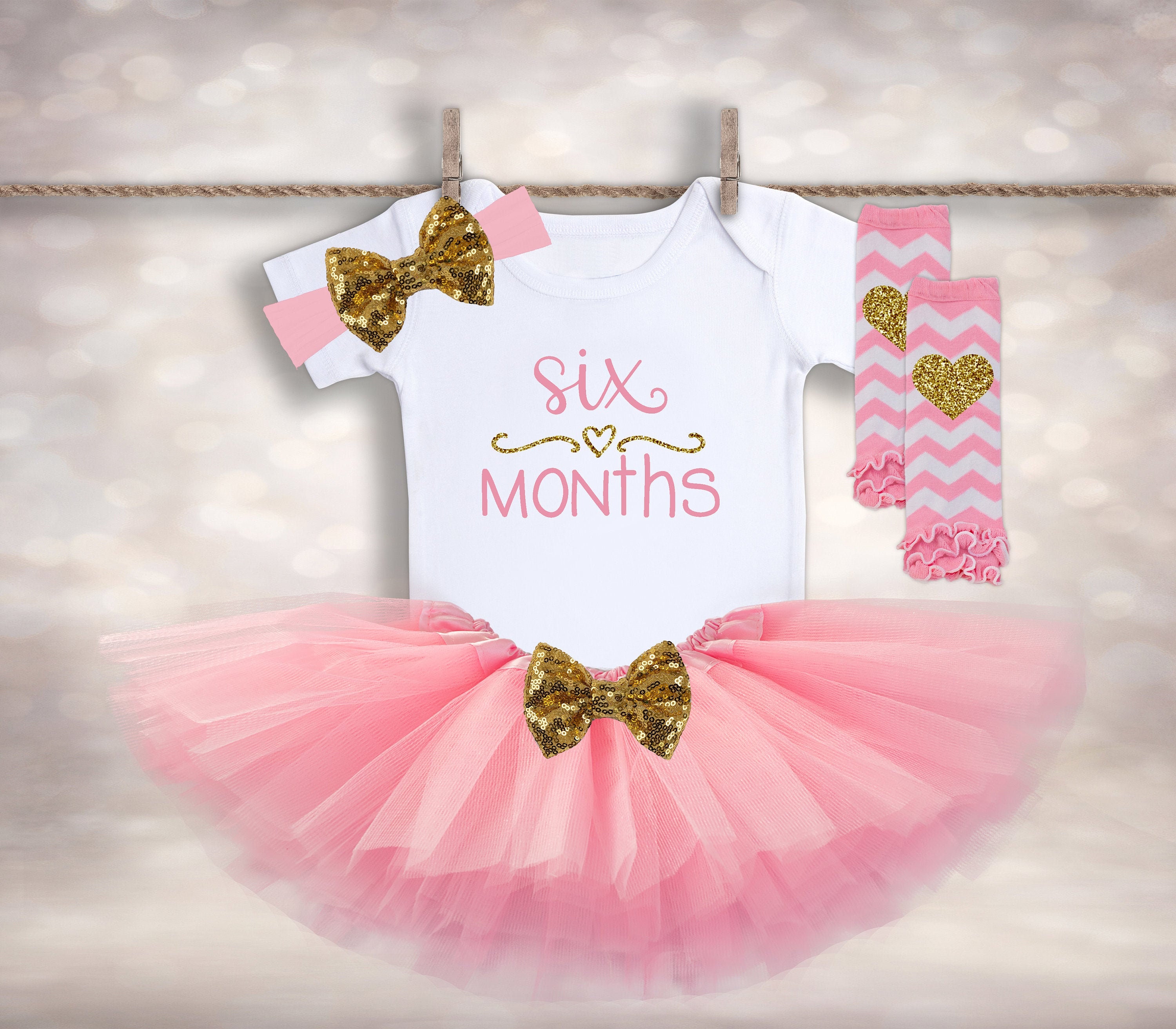 6 month birthday outfit girl deals