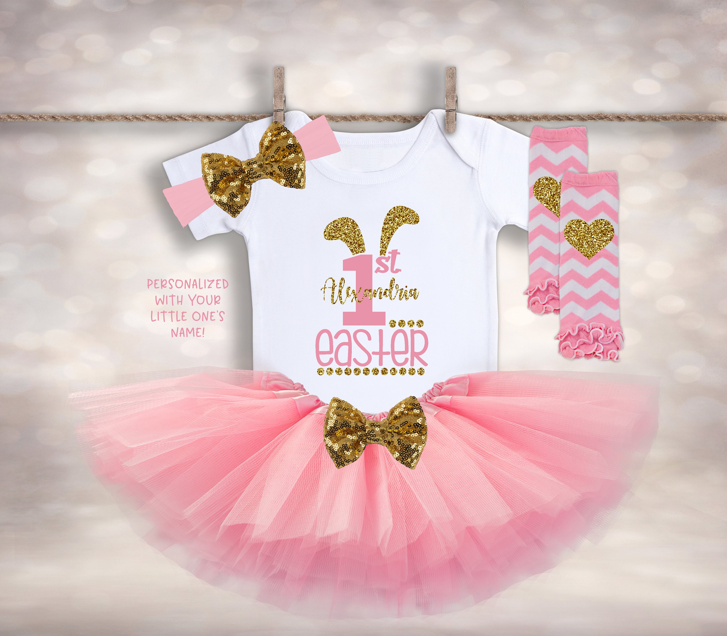 It’s my1st Birthday FIRST cake smash OUTFIT PHOTO SHOOT PINK TUTU ROMPER HAIRBO