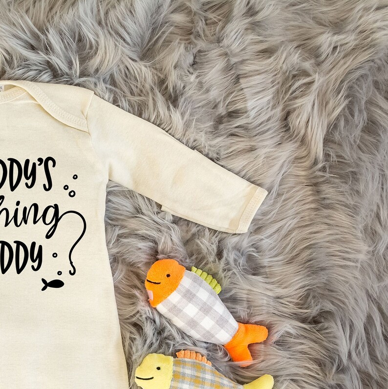Daddy's Fishing Buddy Outfit Baby Boy Fish Outfit Baby Etsy