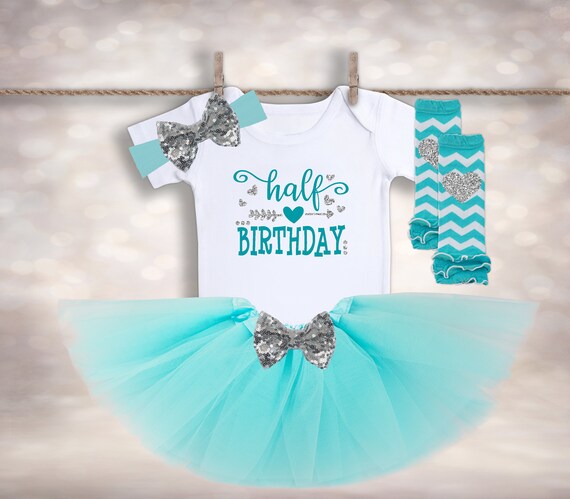 Half Birthday Outfit Cake Smash Outfit 6 Month BIrthday Girl Half Birthday 6 Month Photo Outfit Baby Girl Outfit Etsy Italia