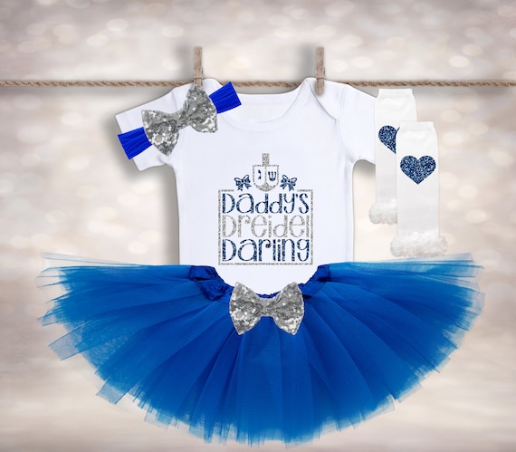 Daddy s Dreidel Darling Baby Girl s Hanukkah Outfit Baby s First
