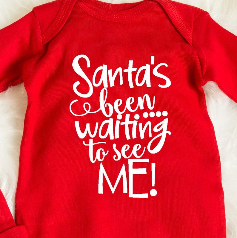 Christmas Sleeper Santa Baby Pajamas My 1st Christmas Etsy