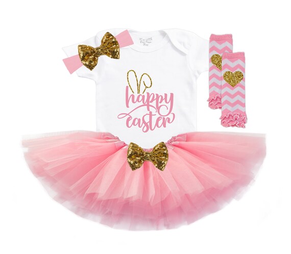 Happy Easter Outfit Baby Girls 1st Easter Easter Dress Easter Shirt Newborn Easter Outfit Toddler Easter Outfit Easter Onesie Etsy