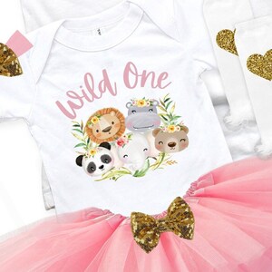 Matching Wild One Birthday Shirts - Wild One Family Shirts - Baby Girls 1st Birthday - Mom and Dad Wild One - Zoo Birthday Party image 8