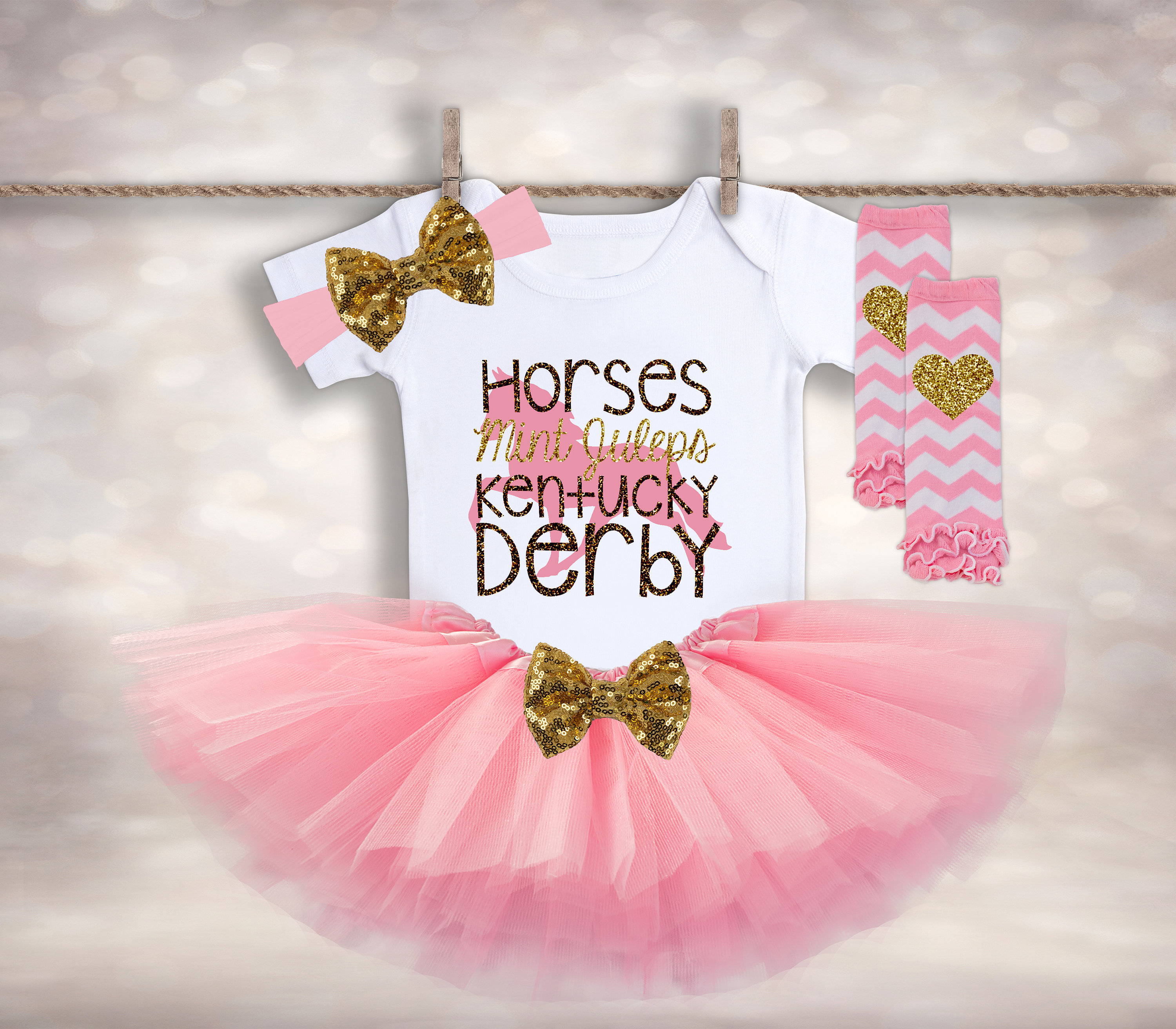 Pink Derby Dress - Etsy