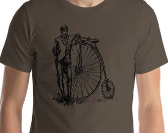 old fashioned bike big front wheel