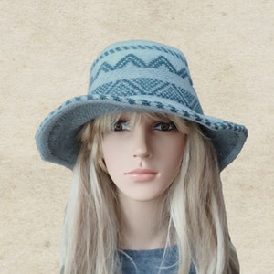 Felted Wool Cloche Hat: Women&#39;s Winter Fedora