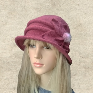 Felted winter hat, Women&#39;s felted hat, Womens felt hat, Ladies felted hat, Brimmed winter hat, Felted wool hat, Brim hat winter, Felted hat