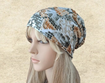 Slouchy Boho Beanie: Trendy Polyester Baggy Hat