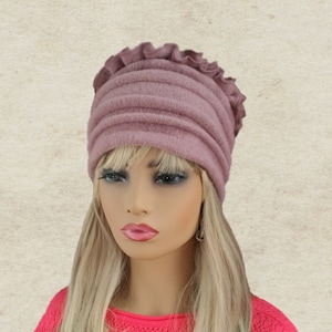 Felted Wool Turban: Elegant Winter Womens Hat