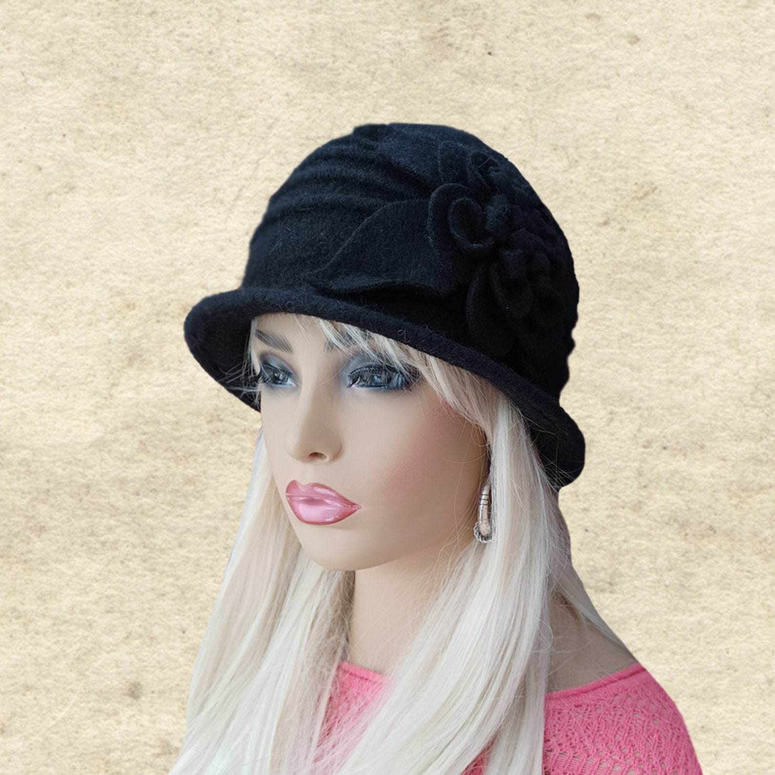 Winter Felted Hat Womens Felt Hat Felted Wool Hat Felted Etsy