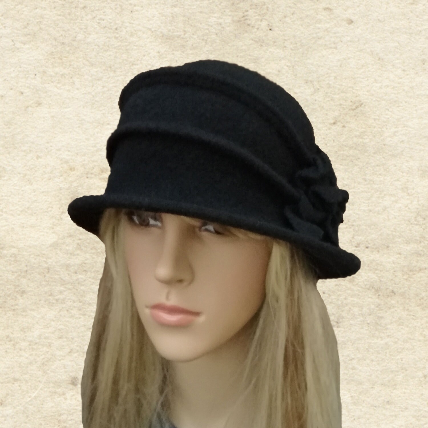 Women's Felted Hat Winter Hat Women Felted Wool Hat Etsy