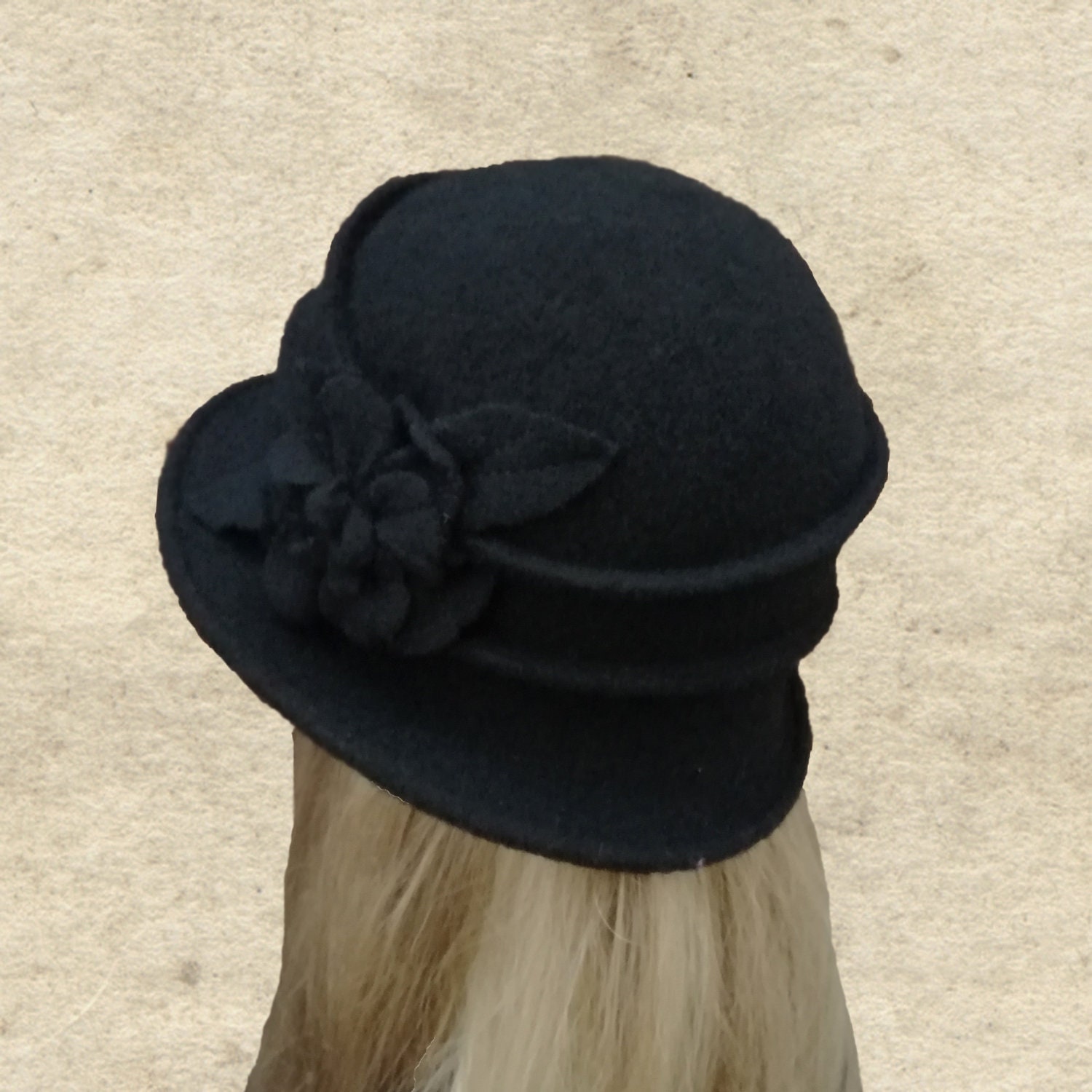 Women's Felted Hat Winter Hat Women Felted Wool Hat Etsy