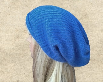Womens Knit Slouchy Beanie: Winter Acrylic Cap